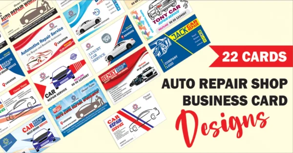 22 Amazing Business Cards for Car Repair Shop